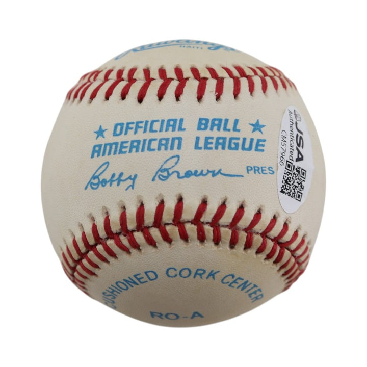 Carl Yastrzemski Boston Red Sox Autographed OAL Baseball JSA COA