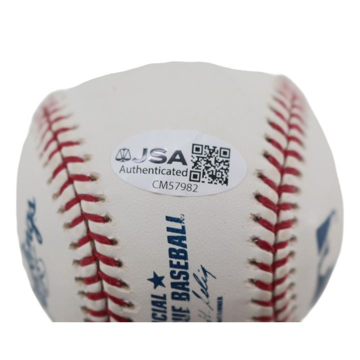 Tom Seaver New York Mets Autographed Inscribed OMLB Baseball JSA COA