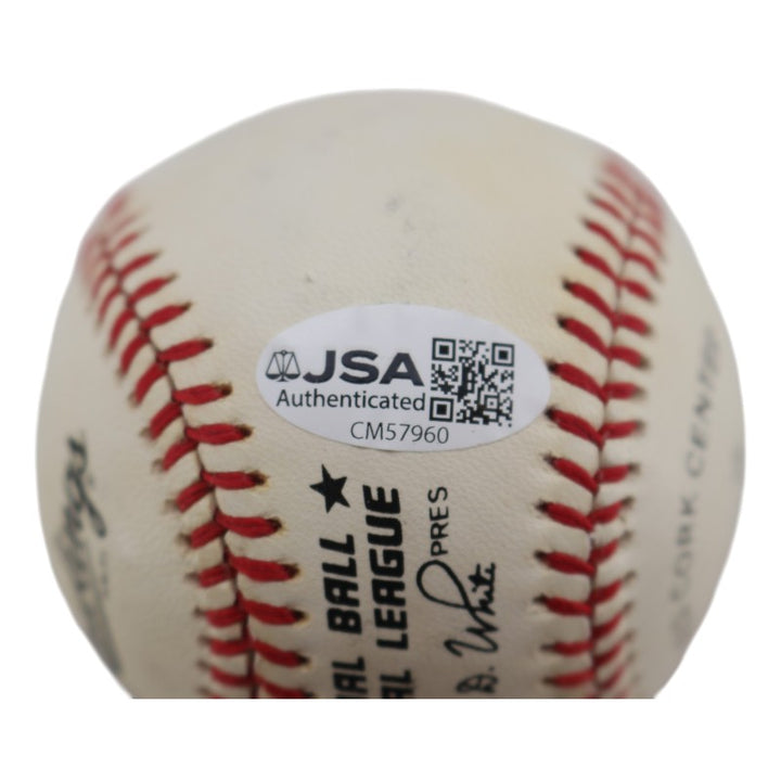 Ralph Kiner Pittsburgh Pirates Autographed ONL Baseball JSA COA
