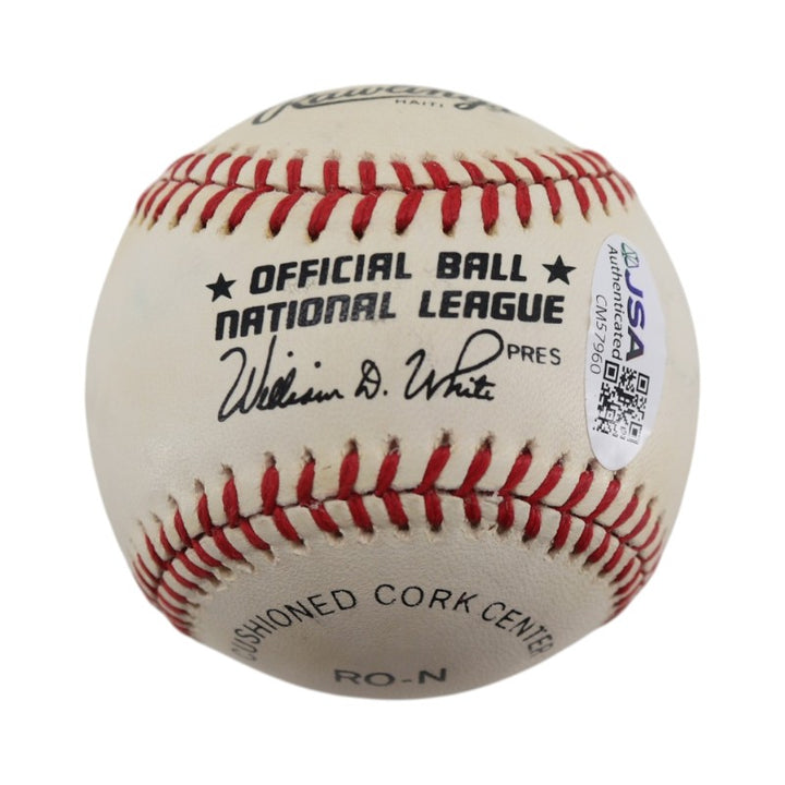 Ralph Kiner Pittsburgh Pirates Autographed ONL Baseball JSA COA
