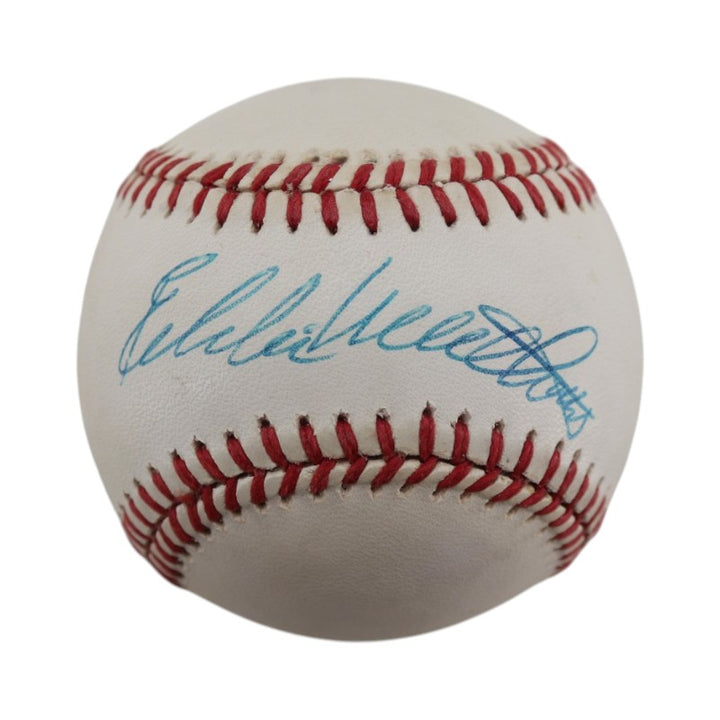 Eddie Matthews Milwaukee Braves Autographed ONL Baseball JSA COA