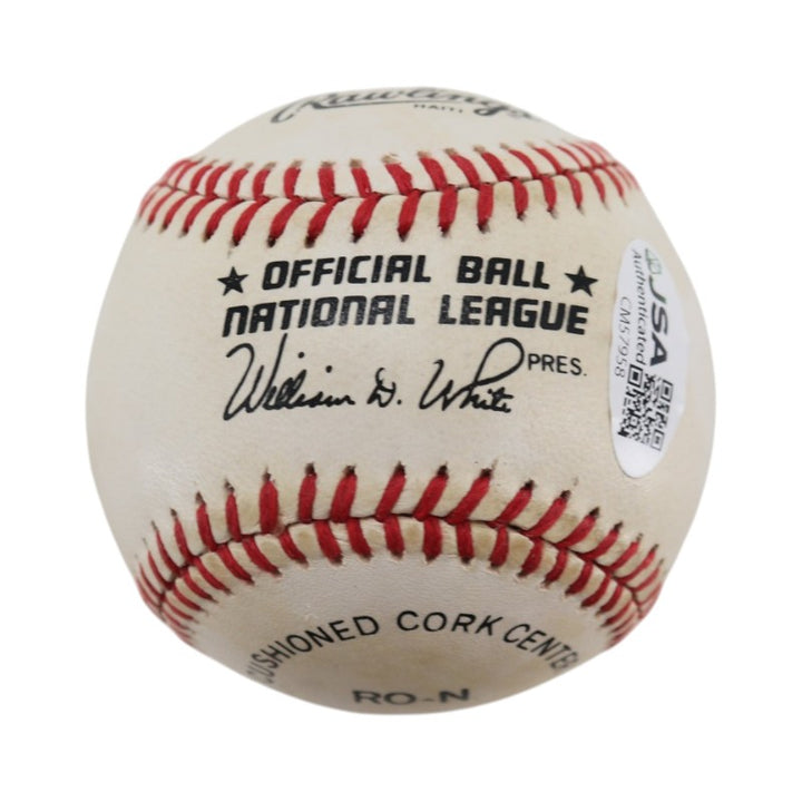 Robin Roberts Philadelphia Phillies Autographed ONL Baseball JSA COA