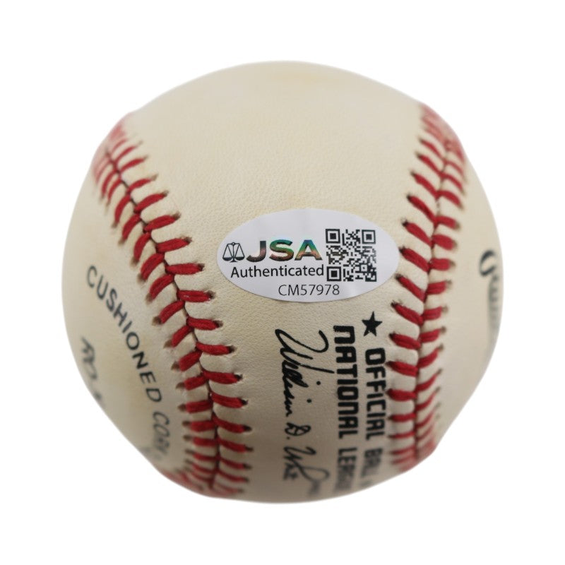 Bobby Thompson New York Giants Autographed ONL Baseball JSA COA