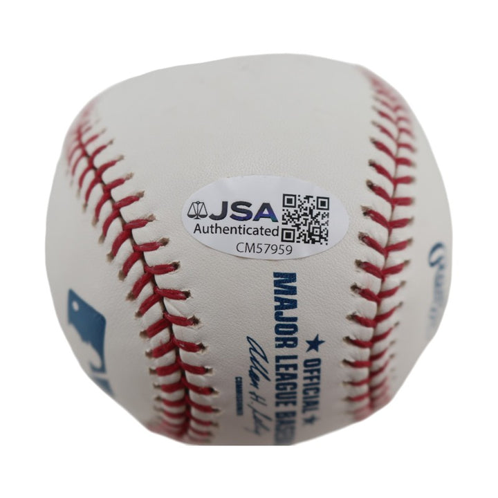 Luis Arroyo New York Yankees Autographed OMLB Baseball JSA COA