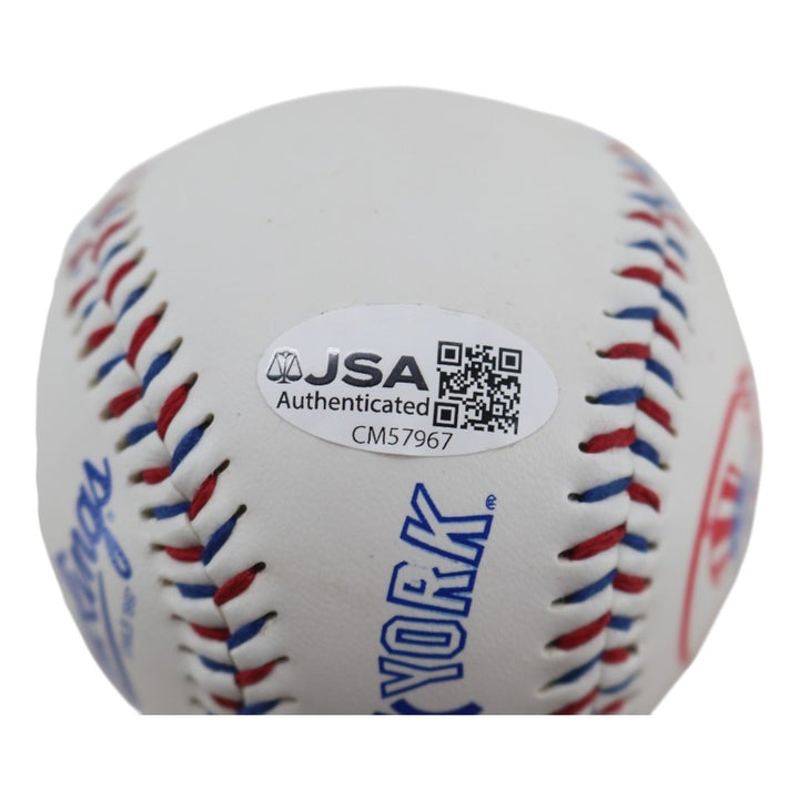 Gene Michael New York Yankees Autographed Rawlings Yankee Logo Baseball JSA COA