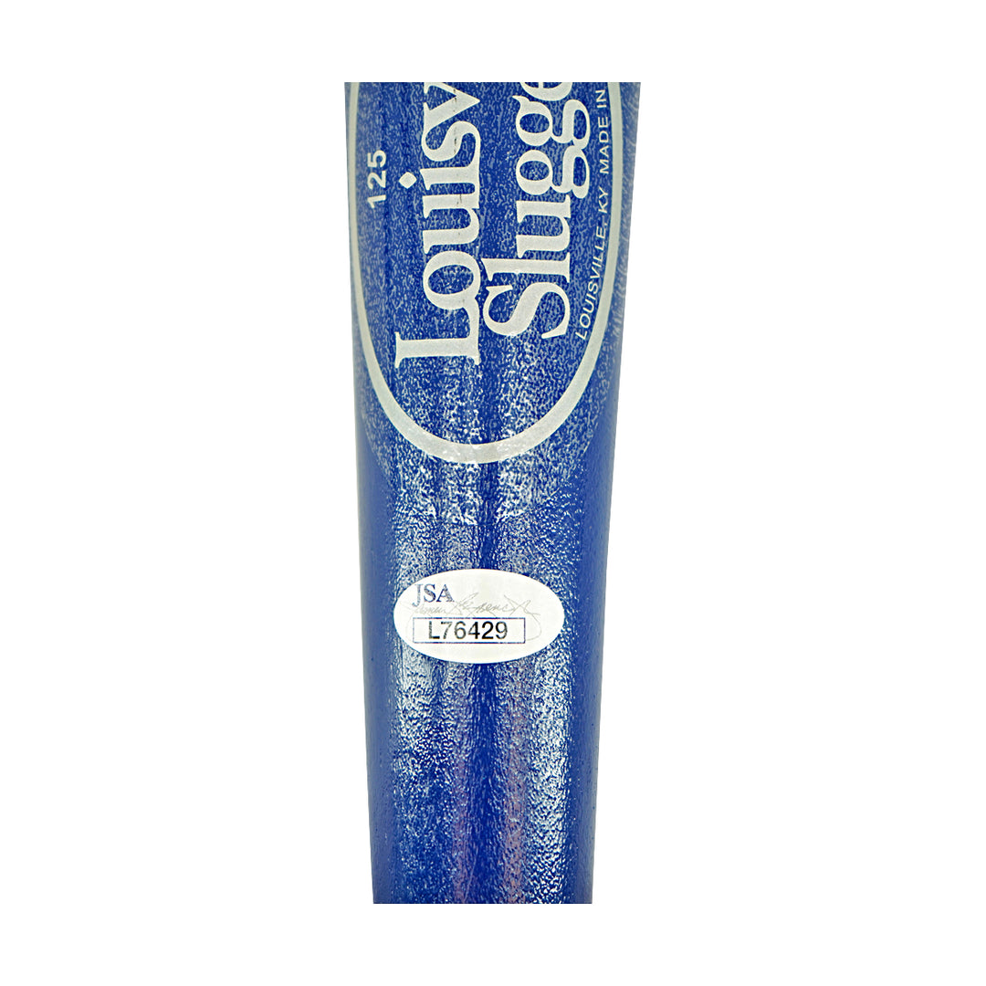 Chambliss Mattingly Bloomberg Giambi Pepitone New York Yankees Autographed Louisville Slugger Bat JSA Holo