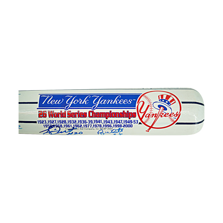 Rizzuto Gossage Nettles New York Yankees Autographed Cooperstown Bat Co Bat JSA LOT
