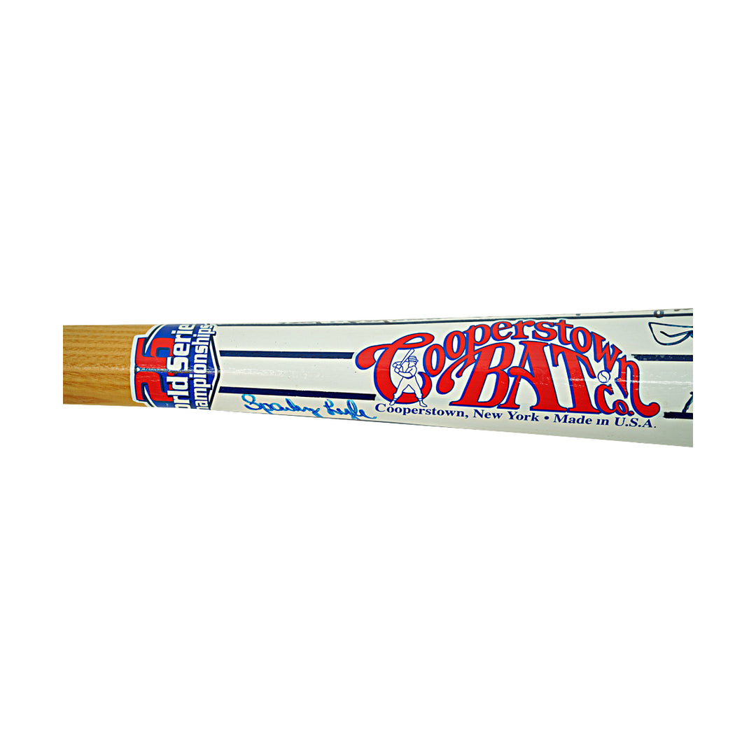 Rizzuto Gossage Nettles New York Yankees Autographed Cooperstown Bat Co Bat JSA LOT