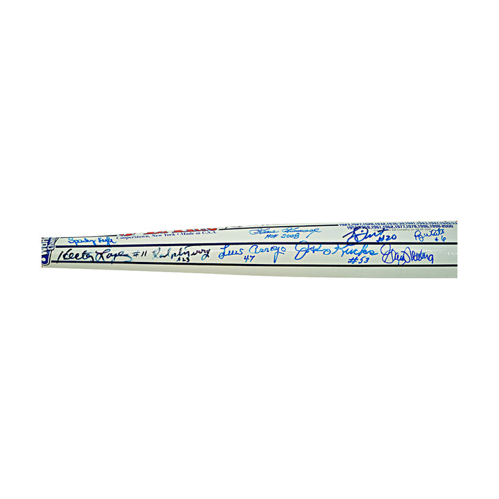 Rizzuto Gossage Nettles New York Yankees Autographed Cooperstown Bat Co Bat JSA LOT