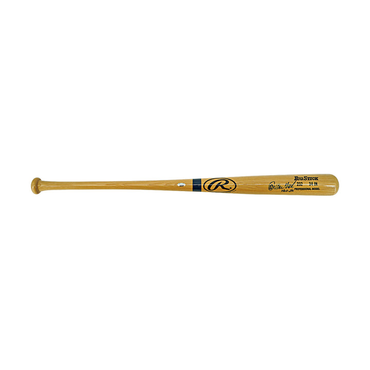 Carlton Fisk Red Sox White Sox Autographed Inscribed Rawlings Big Stick Bat Steiner COA
