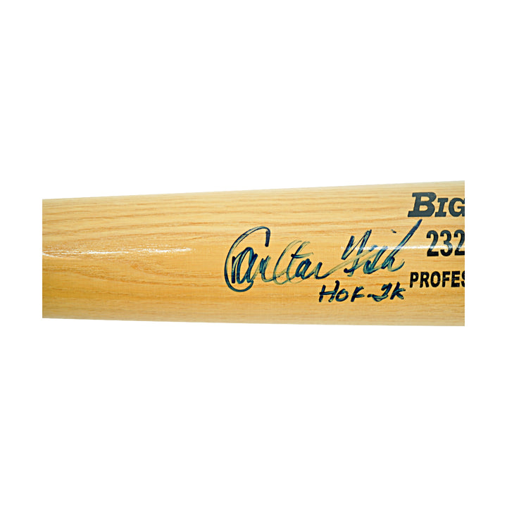 Carlton Fisk Red Sox White Sox Autographed Inscribed Rawlings Big Stick Bat Steiner COA