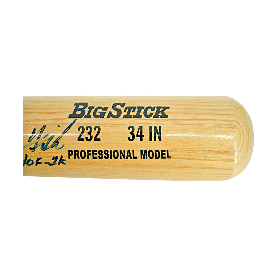 Carlton Fisk Red Sox White Sox Autographed Inscribed Rawlings Big Stick Bat Steiner COA