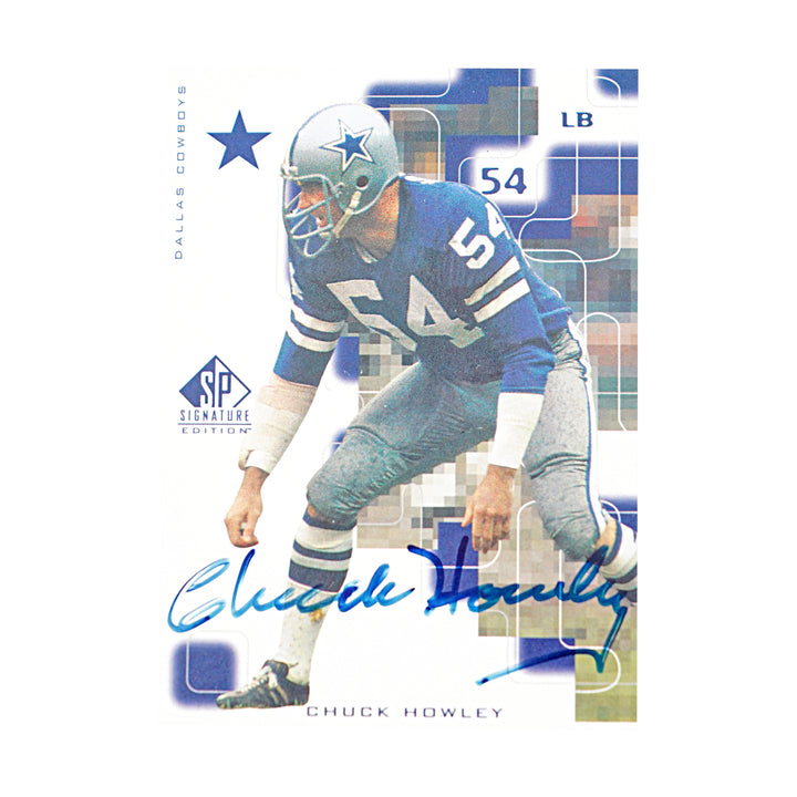 Chuck Howley Dallas Cowboys Autographed 1999 SP Signature Edition Card