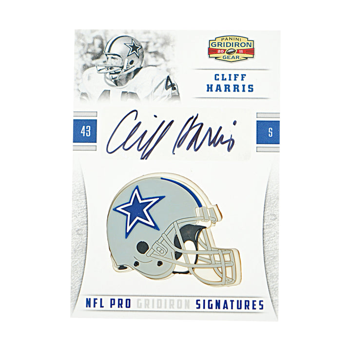 Cliff Harris Dallas Cowboys Autographed 2011 Gridiron Gear 24/30 Card