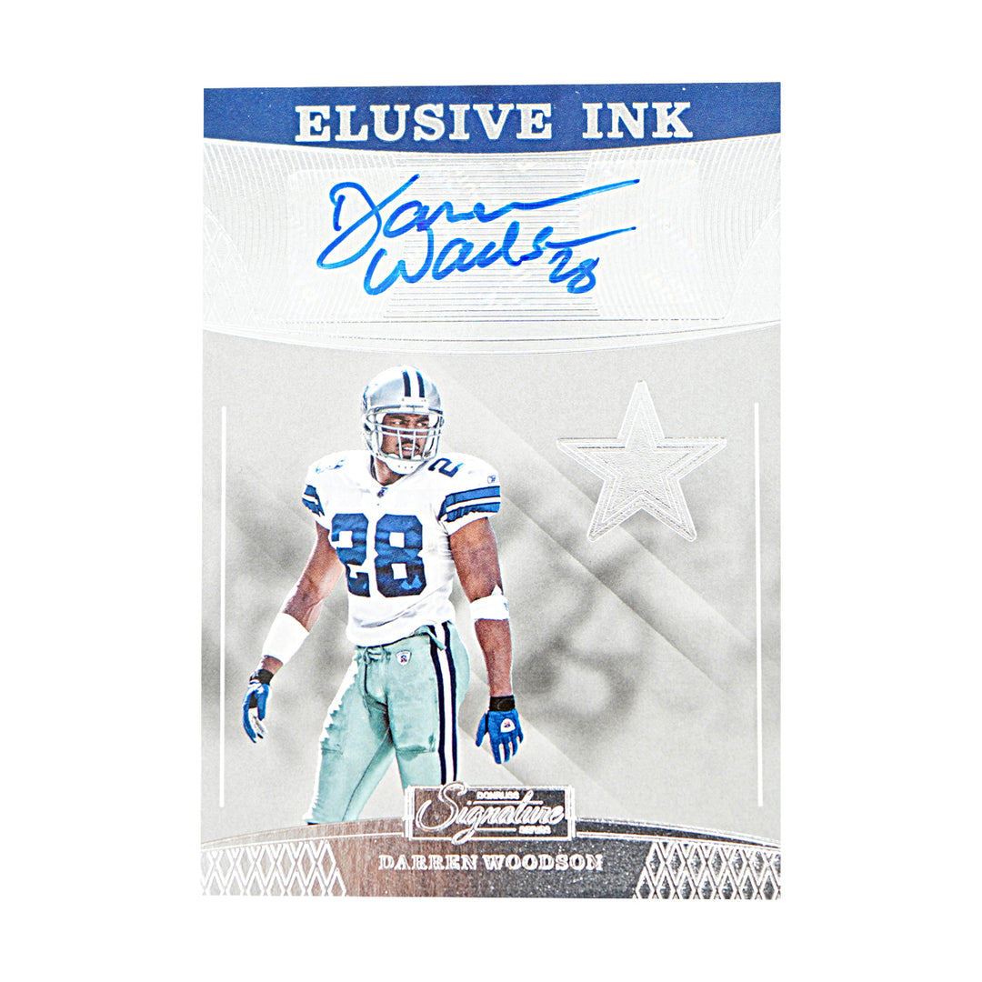 Darren Woodson Dallas Cowboys Autographed 2016 Donruss Signature Series Card