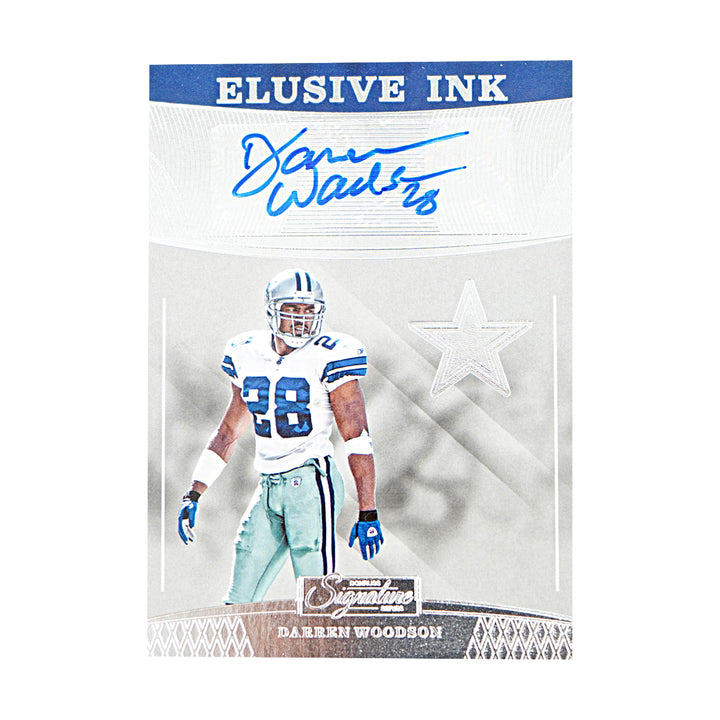 Darren Woodson Dallas Cowboys Autographed 2016 Donruss Signature Series Card