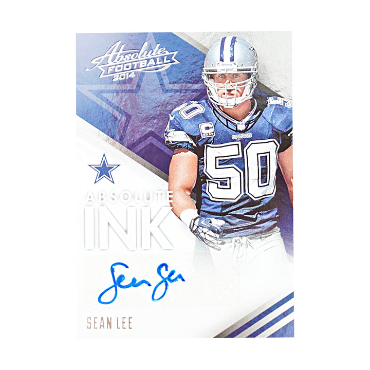 Sean Lee Dallas Cowboys Autographed 2014 Panini Absolute Football Card