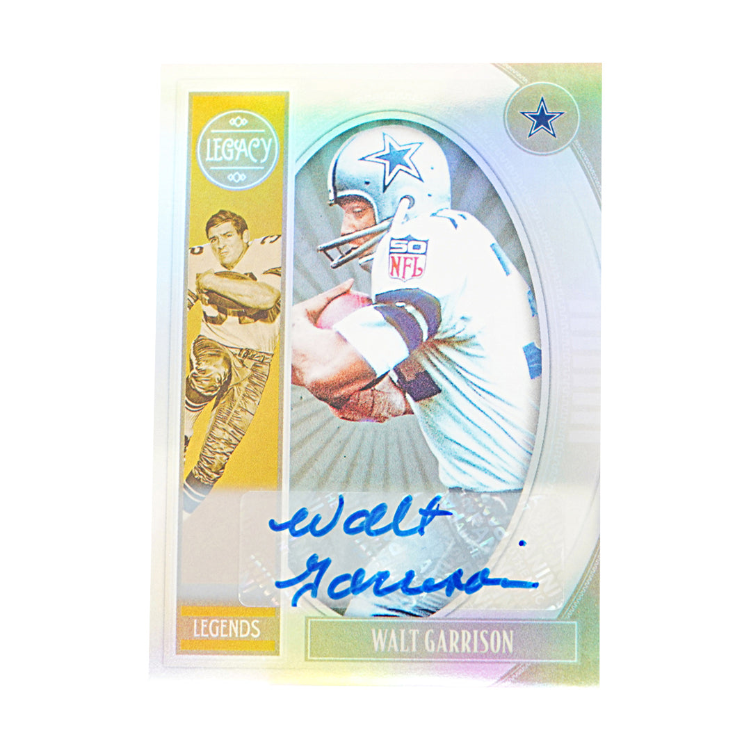 Walt Garrison Dallas Cowboys Autographed 2019 Panini Legacy Football Card