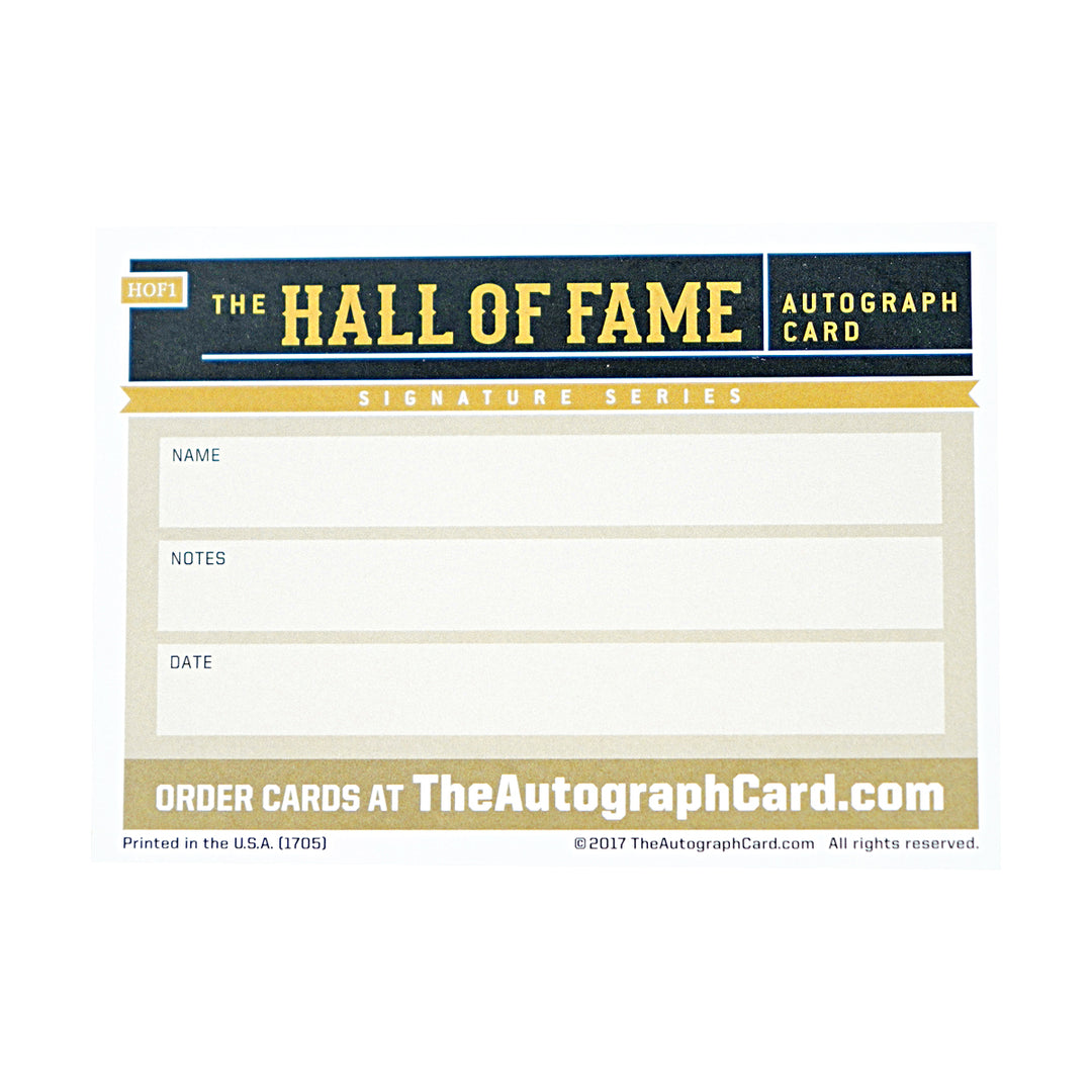 Jerry Jones Dallas Cowboys Autographed 2017 HOF Signature Series Card