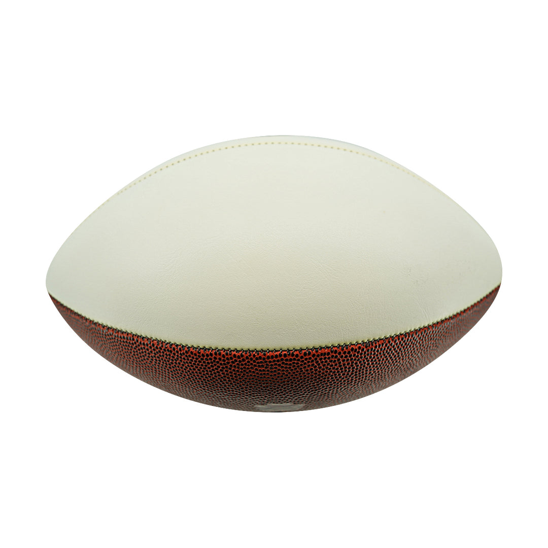 Jim Otto Oakland Raiders Logo Autographed Inscribed White Panel Football JSA Holo