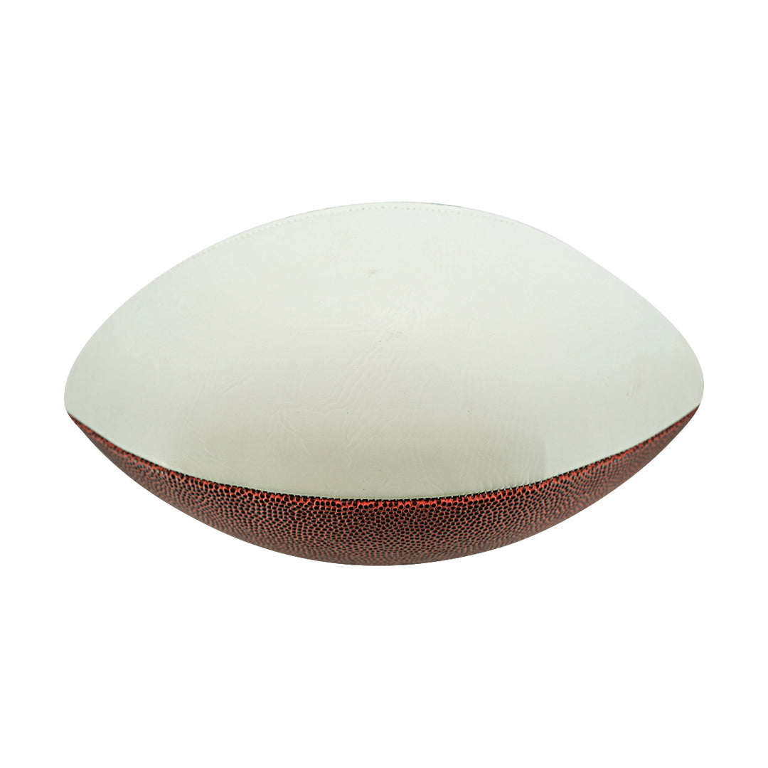 Rocky Bleier Notre Dame University Autographed Inscribed White Panel Football JSA Holo