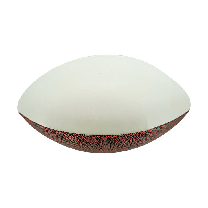 Rocky Bleier Notre Dame University Autographed Inscribed White Panel Football JSA Holo