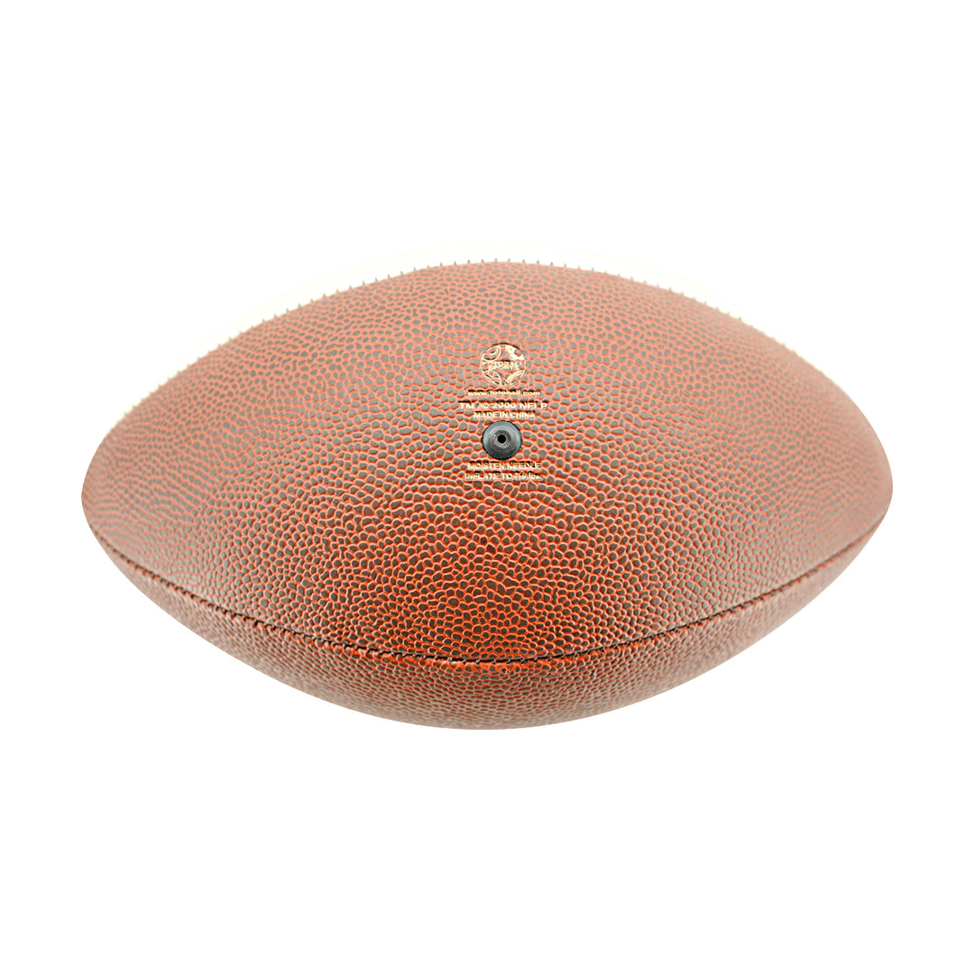 Tiki Barber New York Giants Autographed Inscribed White Panel Football BC COA Holo