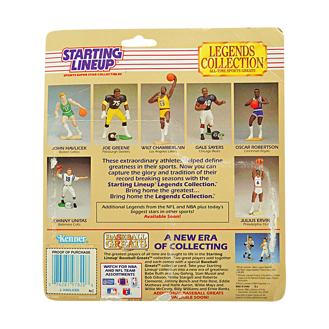 John Havlicek Boston Celtics 1989 Kenner Starting Lineup Legends Collection Figure