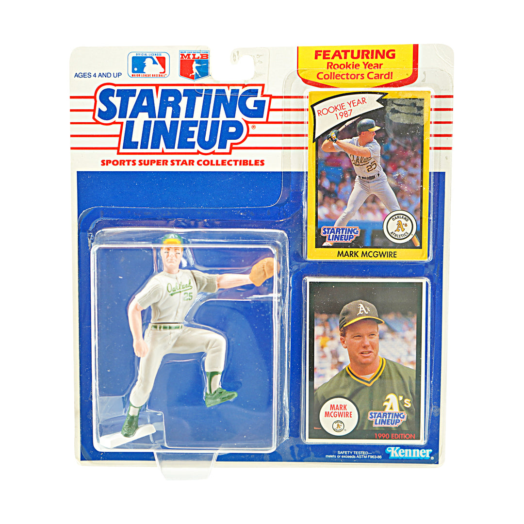 Mark McGwire Oakland Athletics 1990 Kenner Starting Lineup Figure