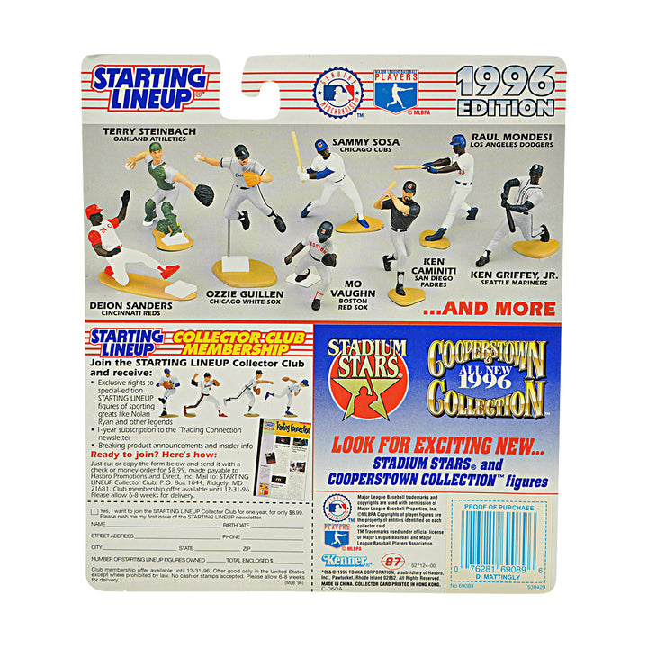 Don Mattingly New York Yankees 1996 Kenner Starting Lineup Figure