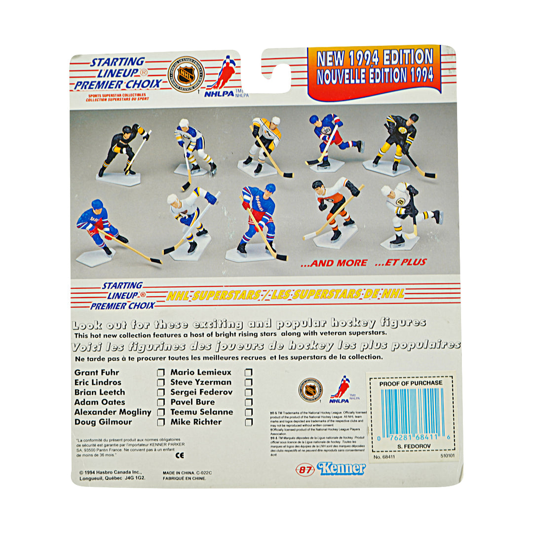 Sergei Fedorov Detroit Red Wings 1994 Hasbro Starting Lineup Figure 