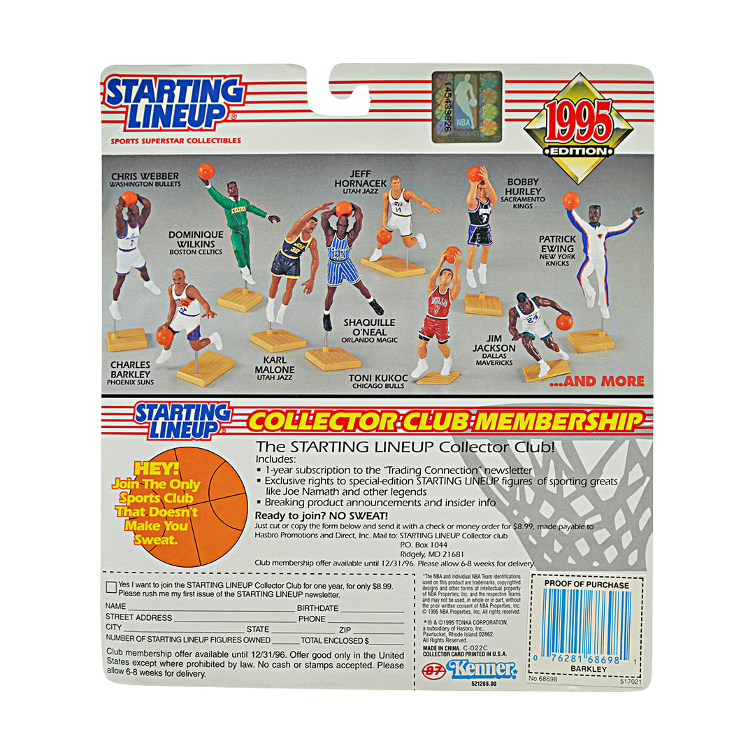 Charles Barkley Phoenix Suns 1995 Kenner Starting Lineup Figure
