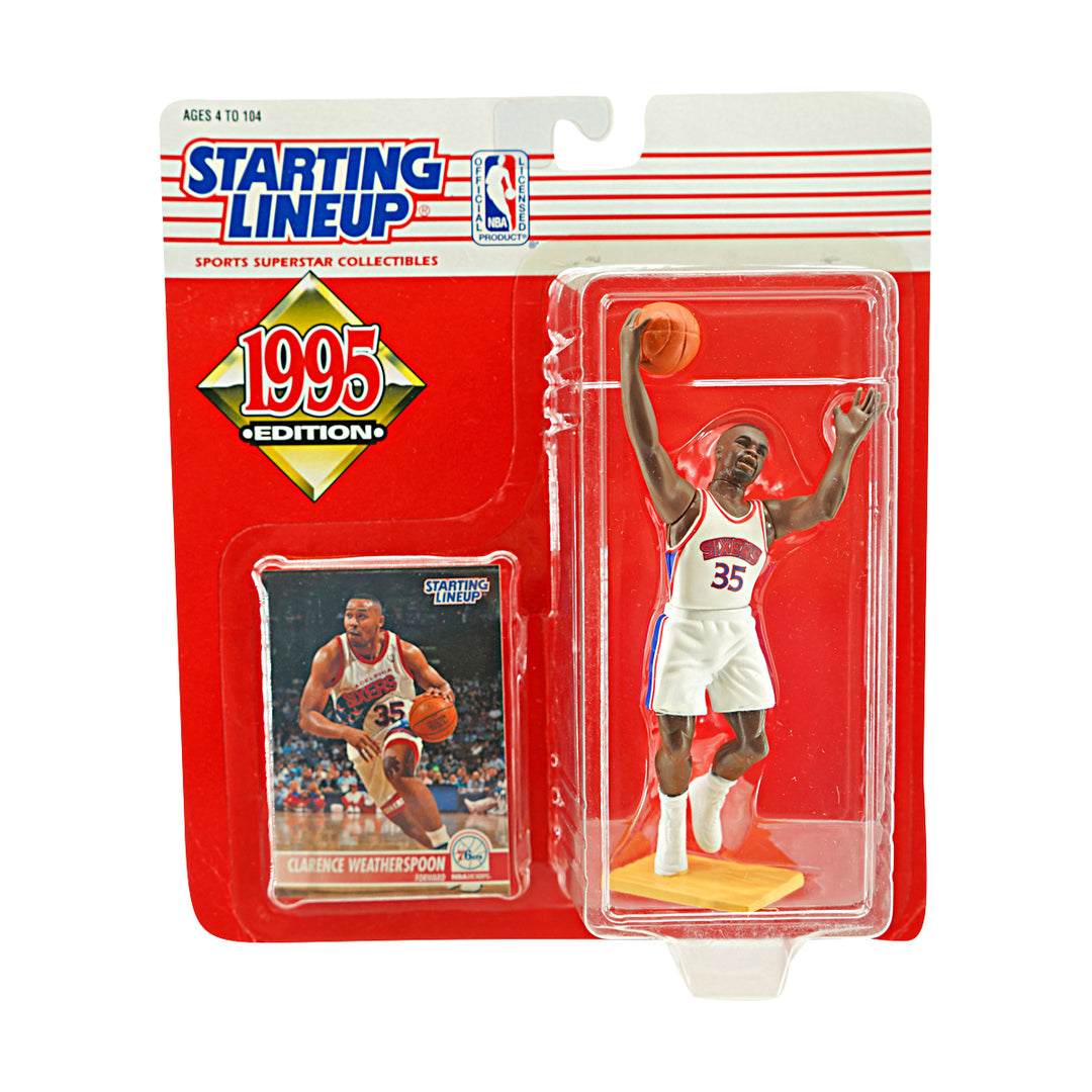 Clearance Weatherspoon Philadelphia Sixers 1995 Kenner Starting Lineup