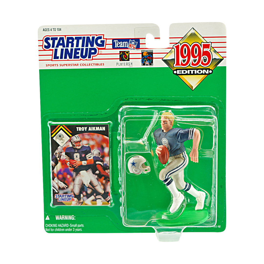 Troy Aikman Dallas Cowboys 1995 Kenner Starting Lineup Figure