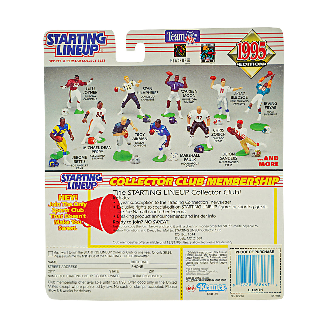 Emmitt Smith Dallas Cowboys 1995 Kenner Starting Lineup Figure