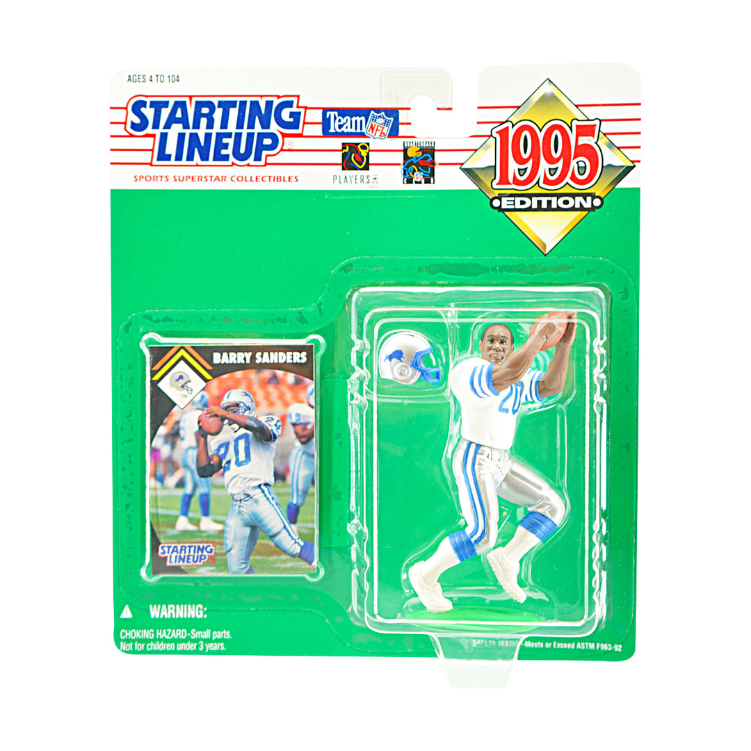 Barry Sanders Detroit Lions 1995 Kenner Starting Lineup Figure