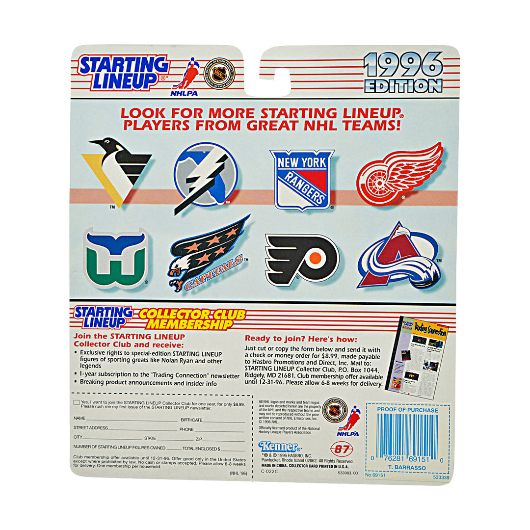 Tom Barrasso Pittsburgh Penguins 1996 Kenner Starting Lineup Figure
