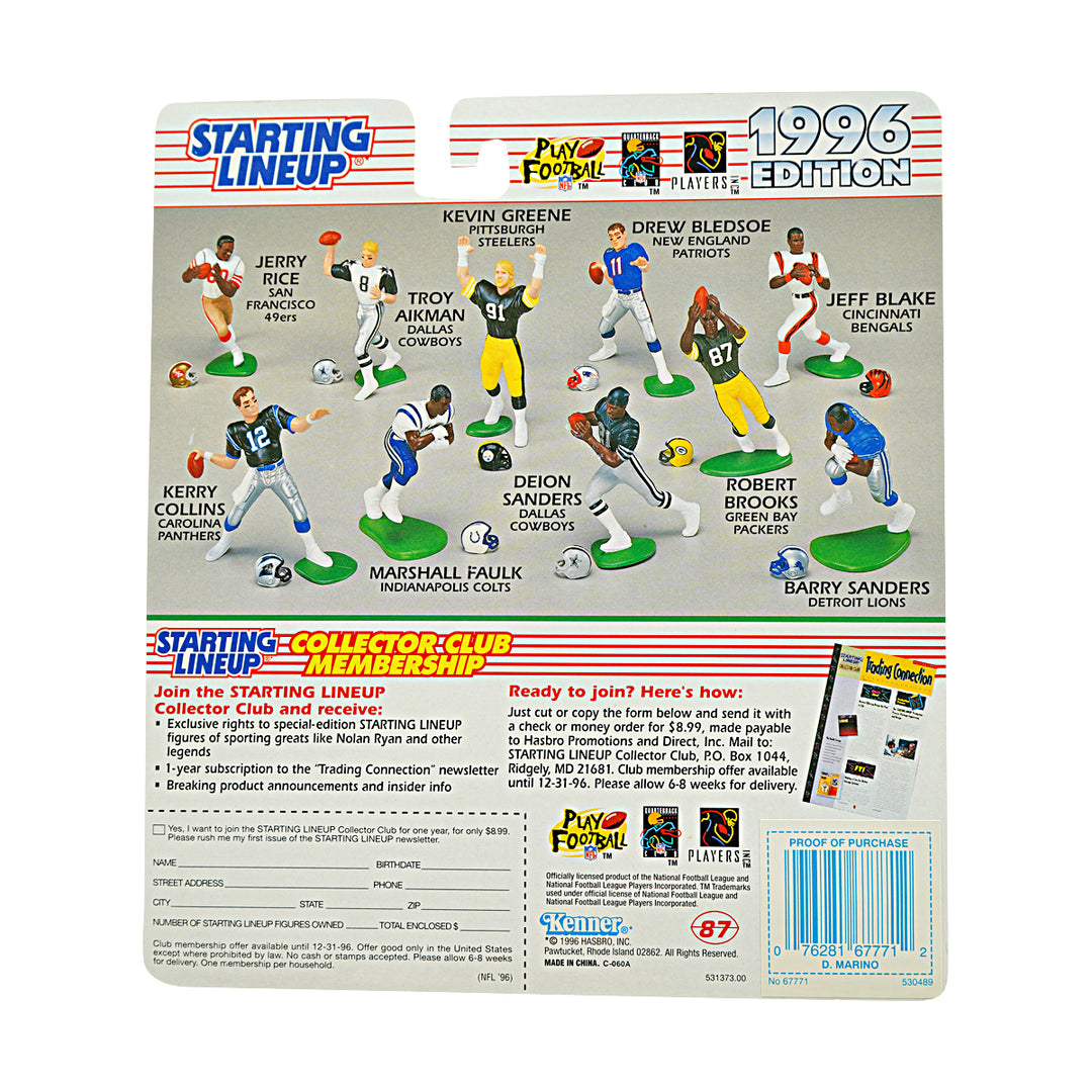 Dan Marino Miami Dolphins 1996 Kenner Starting Lineup Figure