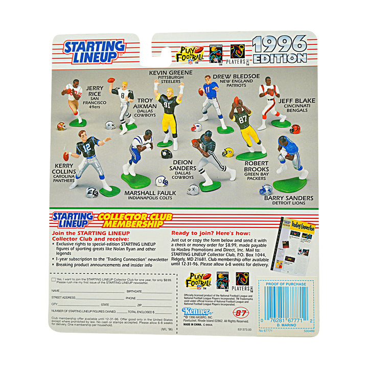 Dan Marino Miami Dolphins 1996 Kenner Starting Lineup Figure