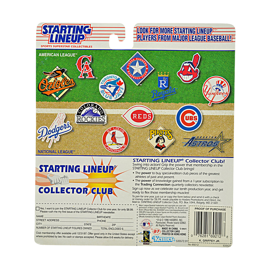 Ken Griffey  Jr. Seattle Mariners 1997 Kenner Starting Lineup Figure