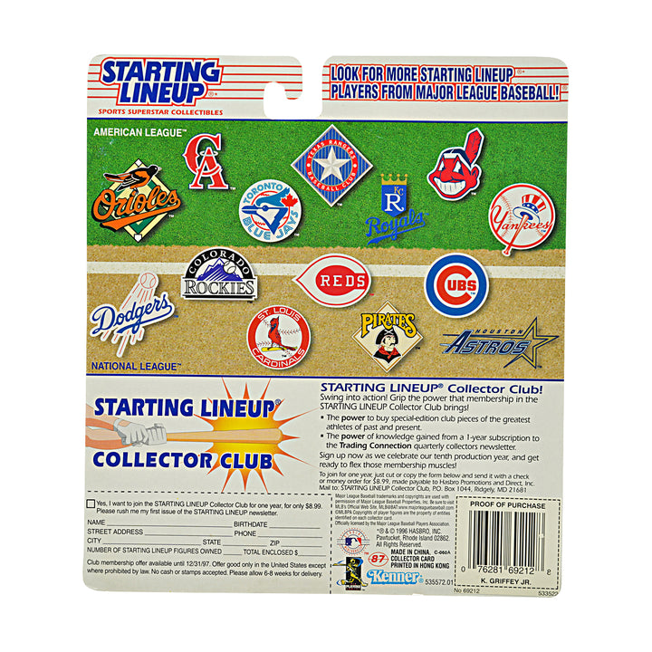 Ken Griffey  Jr. Seattle Mariners 1997 Kenner Starting Lineup Figure