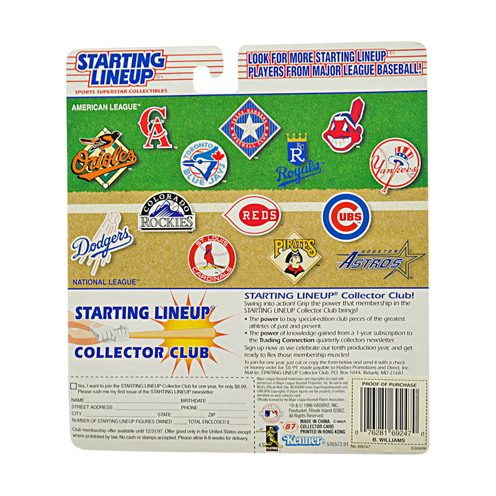 Bernie Williams New York Yankees 1997 Kenner Starting Lineup Figure
