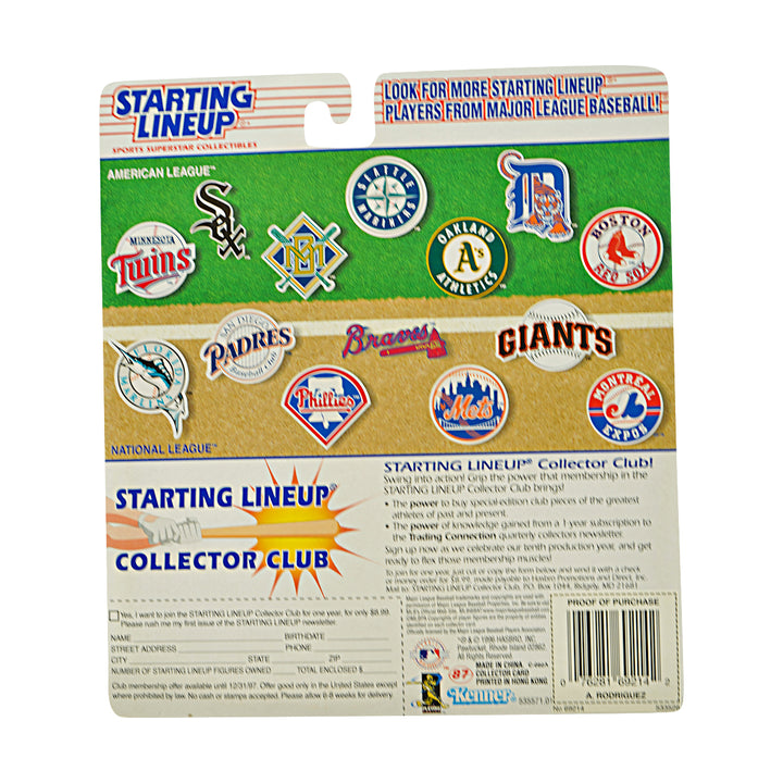 Alex Rodriguez Seattle Mariners 1997 Kenner Starting Lineup Figure
