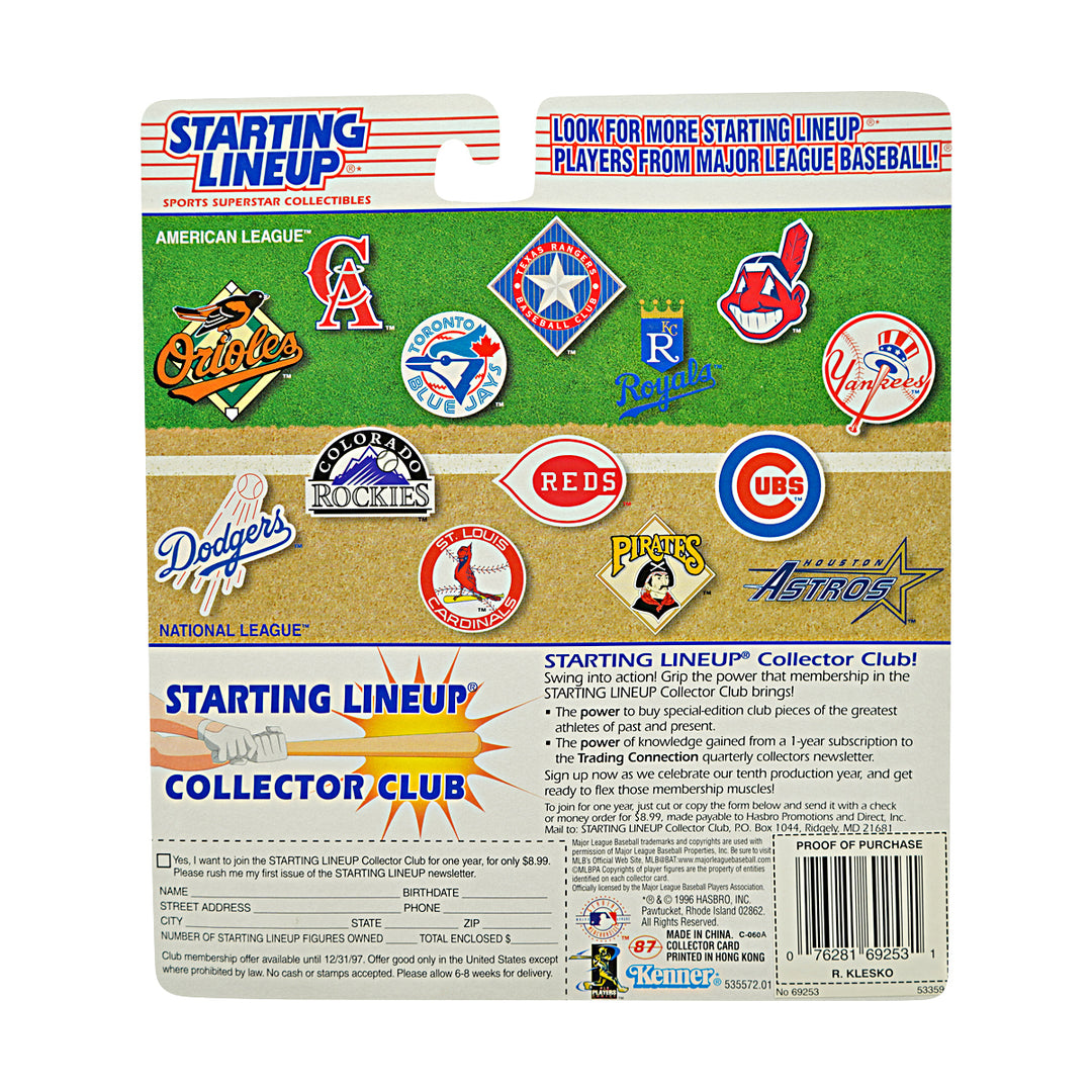Ryan Klesko Atlanta Braves 1997 Kenner Starting Lineup Figure