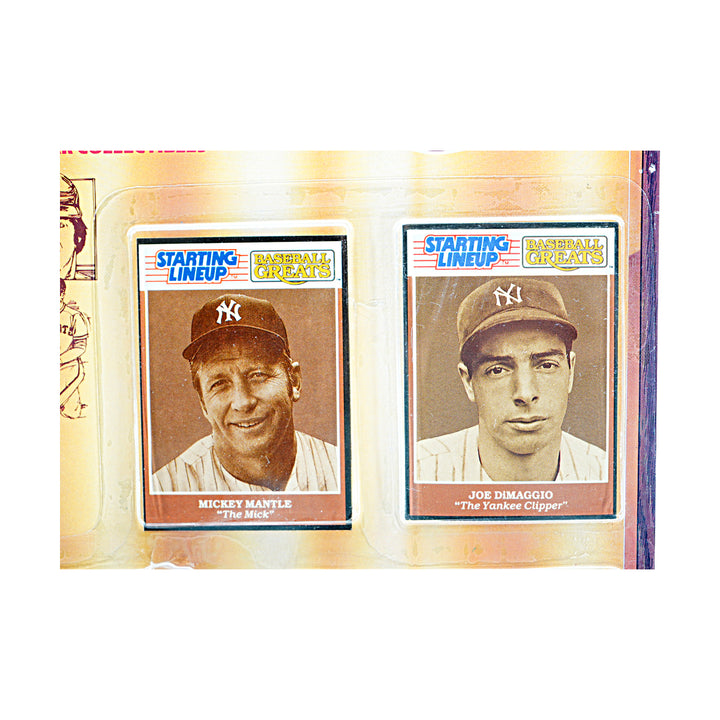Mickey Mantle/Joe DiMaggio New York Yankees 1989 Kenner Starting Lineup Figures