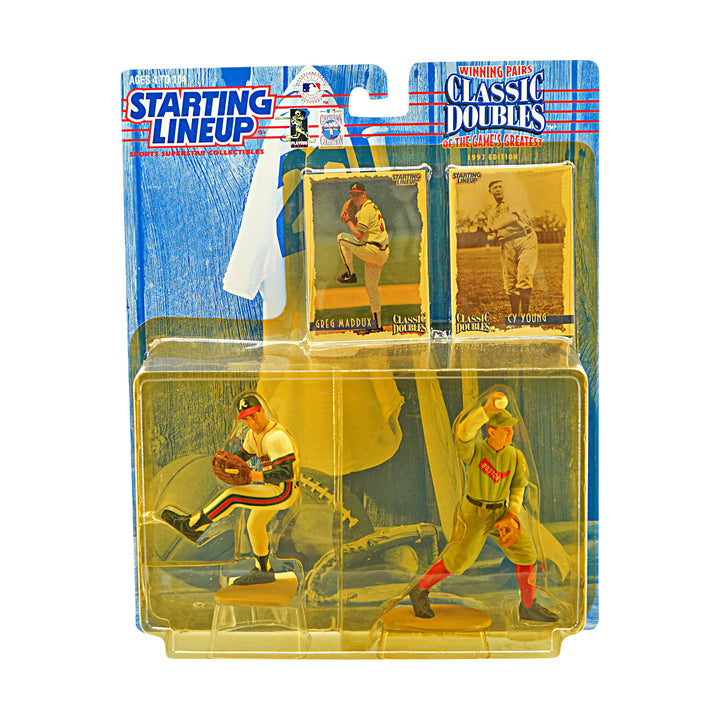 Greg Maddox/Cy Young Atlanta Braves-Boston Red Sox 1997 Kenner Starting Lineup Figures