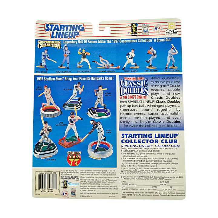 Mickey Mantle/Roger Marris New York Yankees 1997 Kenner Starting Lineup Figures