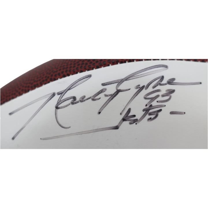 Klecko Gastineau Salaam Jets New York Sack Exchange Multi Signed Wilson White Panel Football JSA COA
