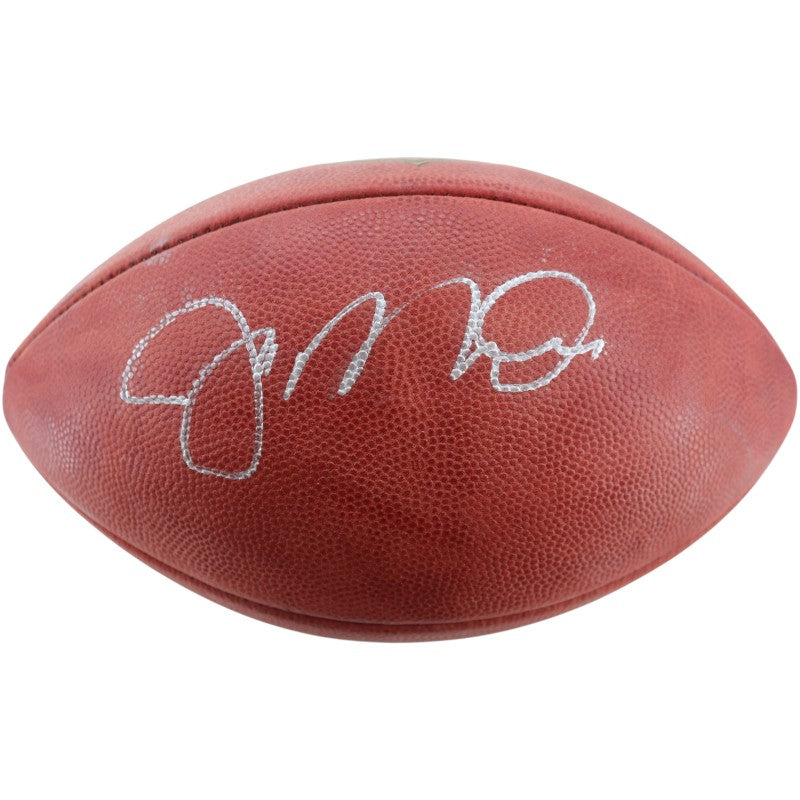 Joe Montana San Francisco 49ers Signed Wilson The Duke NFL Football JSA COA