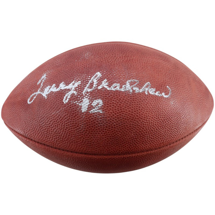 Terry Bradshaw Pittsburgh Steelers Signed Wilson The Duke NFL Football JSA COA